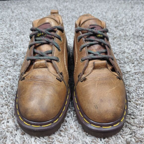 Doc Dr Martens 8074 Boots Unisex UK 6 US M 7 W 8 Brown Leather Made In England